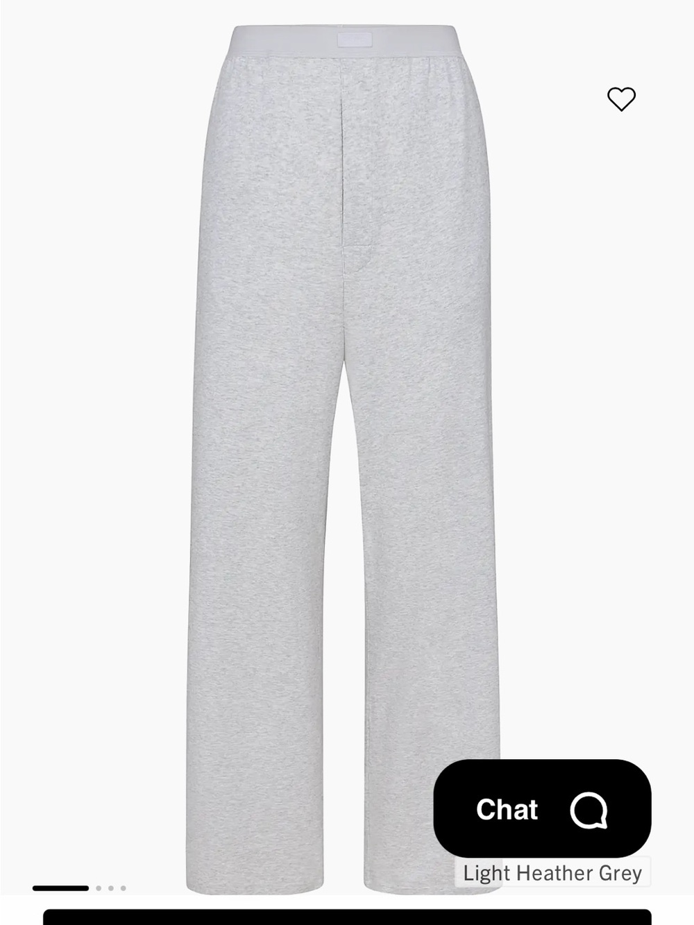 SKIMS boyfriend wide leg pant